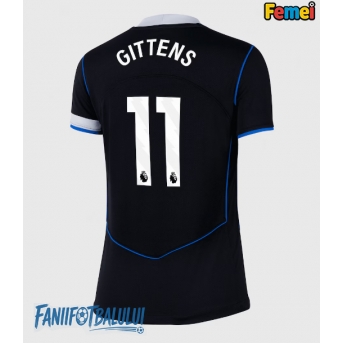 Chelsea Jamie Gittens #11 Tricou Fotbal Replică 2025-26 Femei Treilea